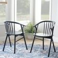 thumbnail image 6 of Linon Wilbeth Dining Side Chair, Black, 6 of 15