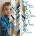 thumbnail image 3 of Blackout Kids Curtains,Multicolor Chevron Pattern Childrens Insulated Curtains Set Of 2,Bedroom Essentials,Toddler Room Decor 52x84in(132x213cm), 3 of 5