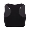 thumbnail image 4 of Alvivi Kids Girls Activewear Sports Bra Tank Tops Racer Back Hip Hop Dancing Crop Tops Dancewear Rose_Red 6, 4 of 7