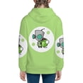 thumbnail image 4 of Invader Zim Teenager Hoodies Shirt Zipper Sweatshirts Hooded Hoody Clothes Coat For Boys Girls, 4 of 7