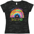 thumbnail image 3 of Inktastic Have the Courage to Be Kind Watercolor Rainbow Women's T-Shirt, 3 of 5