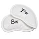 thumbnail image 4 of 12pcs/set Pu Golf Iron Head Covers Golf Club Headcover White Afortunado Sencillez, 4 of 5