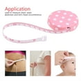 thumbnail image 3 of Measuring Tape, Wide Application Retractable Design Fitness Tape Measure Body Tape Measure  For Sewing Body Tailor Fabric, 3 of 8