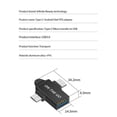 thumbnail image 2 of USB C to USB 3.0 OTG Converter USB 2 in 1 Type C Micro-OTG Adapter, 2 of 5