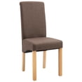 thumbnail image 3 of Charmma Dining Chairs 4 pcs Brown Fabric, 3 of 9