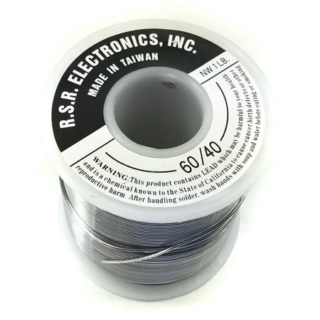 Rosin Core Solder 1 Pound Roll - 60/40 - Thickness (Best Solder For Small Electronics)