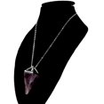 thumbnail image 2 of Colr de cadena con colgante de Hexagonal de cristal de piedras preciosas de Púrpura Hugo Collar colgante, 2 of 7