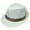 White, variant on Unisex Short Brim Fedora - Hats for Men & Women + Panama Hats & Straw Hats