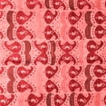 thumbnail image 1 of Ahgly Company Machine Washable Indoor Square Abstract Red Modern Area Rugs, 8' Square, 1 of 4