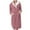 Red, variant on Wiyuqeen Women's Robes with Belt Soft Trendy Strip Print Robes Full Length Long Sleeve Bathrobe Hooded Long Robe Warm Bathrobe Plush Loungewear with Pockets