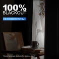 thumbnail image 5 of JIATER Blackout Curtains Set of 2 Panels for Bedroom Living Room 52 x 72 inch,Thermal Insulated Room Darkening Blackout Curtains with Grommet,Gray, 5 of 7
