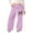 pants 128#Light Purple, variant on oqasdz Girls Printed Jogger Sweatpants with Drawstring Waist for Sports Athletic Schoolwear Durable Fit Casual Dailywear