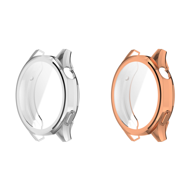 Funda Protectora Pantalla Carcasa Parachoques TPU para Huawei Watch GT5 Mm (plateado)