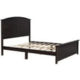 thumbnail image 5 of Llinc Store Farmhouse Wooden Platform Queen Size Bed with Curl Design Headboard And Footboard for Teenager, 5 of 8