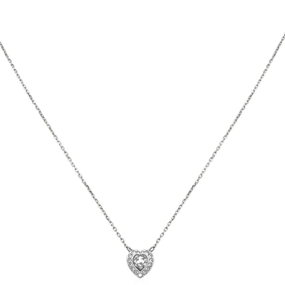Swarovski x Ariana Grande Mixed Cuts Heart Pendant Necklace