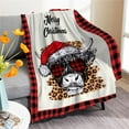 thumbnail image 5 of Yibo Christmas Gnomes Blanket Flannel Soft and Comfortable Anti-static Bed Sofa Blanket, 5 of 8