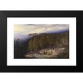 thumbnail image 2 of Edward Lear 14x11 Black Modern Framed Museum Art Print Titled - The Forest of Valdoniello, Corsica, 2 of 5