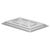 Cambro (1218CCW135) Camwear Food Storage Box Flat Lid (12-Inch x 18-Inch, Polycarbonate, Clear)