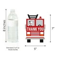 thumbnail image 6 of Big Dot of Happiness Fired Up Fire Truck - Shaped Thank You Cards - Firefighter Baby Shower Birthday Party Thank You Cards with Envelopes - Set of 12, 6 of 7