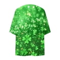 thumbnail image 4 of Cárdigan de mujer Cárdigan de moda Día de San Patricio Estampado Primavera Verano Cárdigan estampado de manga larga Abrigo de mujer, 4 of 5