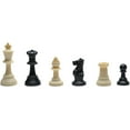 thumbnail image 4 of WE Games Tournament Chess Set with 20 inch Roll-Up Vinyl Chess Board with Carry Bag, 4 of 8