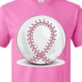 thumbnail image 4 of Inktastic Pink Breast Cancer Ribbon Baseball T-Shirt, 4 of 5