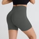 thumbnail image 2 of Pantalones cortos sin costuras de cintura alta para mujer: diseño elástico que realza el trasero, tallas S-XL, 2 of 3