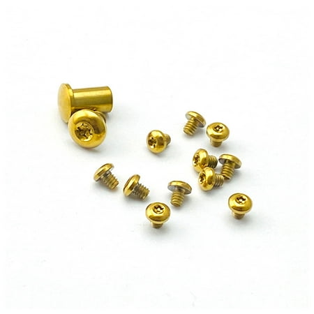

Tmosphere Small Screw Handle Nail Repairing Screws Household Rivet Repairing Shop Wide Application Replacement Parts Golden