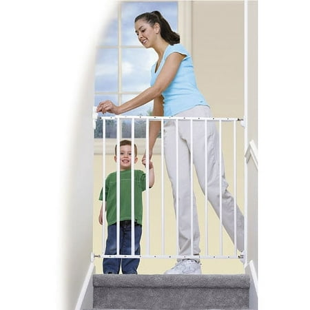 Albolene Extra Tall Top-of-stairs Gate W/alarm
