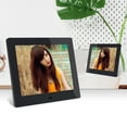 thumbnail image 2 of Black Black 8 Inch Digital Photo Frame Electronic Photo Album With Clock Calendar Pictures Video Music Loop Playback, 2 of 7