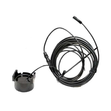 Humminbird Boat Trolling Motor Transducer XTM-6-16-05-00 | 15 FT Cable Boat part number 1024305 is a new trolling motor transducer with extension cable from Humminbird  part number XTM-6-16-05-00 . Commonly used on Bayliner Boats  part number unavailable. May be used on other boats. This transducer was intended to be used as a trolling motor mount unit  but can also shoot thru the hull. It uses a two-pin male connector. Mounting hardware and bracket not included. Instructions included. Specifications: Boat Manufacturer: Bayliner Part Manufacturer: Humminbird Part Number: XTM-6-16-05-00 Cable Length: 5 FT Extension Cable Length: 10 FT Cutout Dimension: 2 1/2  OD x 1 1/4  Deep Sold as seen in pictures. Customers please note every computer shows colors differently. All measurements are approximate. Hardware and instruction / installation manual not included.