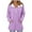 01 Purple, variant on Half Zip Oversized Hoodies for Women Long Sleeve Loose Sweatshirts Pullover Casual Hooded Tunic Tops with Pocket