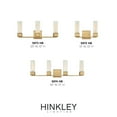 thumbnail image 5 of 3 Light Bathroom Vanity in Mid-Century Modern Style 23 inches Wide By 10 inches High-Heritage Brass Finish Bailey Street Home 81-Bel-3088125, 5 of 6