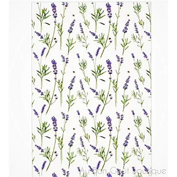 Samuel Lamont, Lavare (Lavender) Kitchen/Tea Towel, 100 Percent Cotton with Hanging Loop