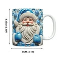 thumbnail image 3 of RnemiTe-amo Christmas Coffee Mug,3D Cute Santa Claus Snowman Merry Christmas Mug New Year Gifts Christmas Gifts for Friends Men Women Father Mother Coffee Mugs for Christmas, 3 of 5