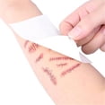 thumbnail image 4 of Qianli 9 Halloween Scars Horror Tattoo Stickers, 4 of 4