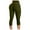 Army Green, variant on Womens High Waist Textured Workout Leggings Booty Scrunch Yoga Pants Slimming Ruched Tights