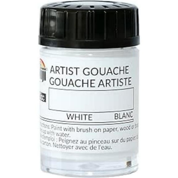 Yasutomo NAG-WH Niji 15cc Jar Artist Gouache, White