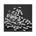 thumbnail image 2 of 200 Pcs Wire Rope Clamp Crimping Cable Sleeving Clips Stop Sleeve Aluminum Buckle, 2 of 5