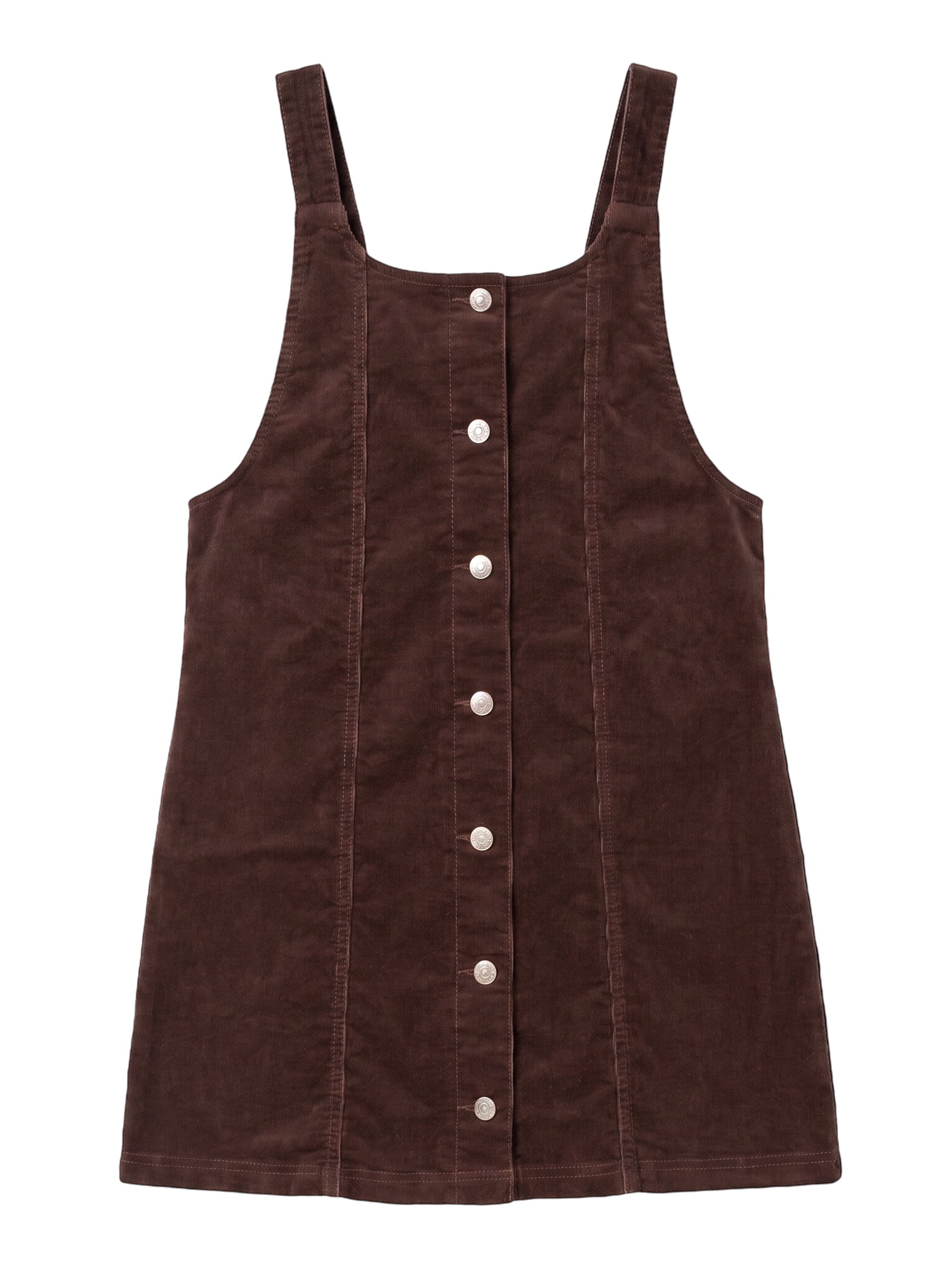 Celebrity Pink Women's and Women's Plus Corduroy Pinafore Mini Dress, Sizes XS-4X