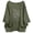 Army Green, variant on SHE IS Summer Tops for Women Trendy Crop Omens Shirts Dressy Casual 3/4 Sleeve Summer Blouses for Women 2026 Trendy Basic Tees for Women V Neck