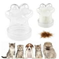 thumbnail image 3 of Pet Fur Commemorative Key Chain Paw Shape Dog Gift Hair Container Memorial Capsule Storage, 3 of 8