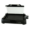 thumbnail image 2 of MegaChef Reversible Indoor Grill and Griddle with Removable Glass Lid, 2 of 8