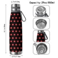 thumbnail image 3 of Modern 29oz Stainless Steel Insulated Thermos with Tea Filter, 360° Printed Travel Bottle, Leakproof BPA-Free Flask with Anti-Slip Base, 304 Inner & 201 Outer, Vacuum Cup, 3 of 6