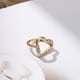 thumbnail image 4 of Anillo en forma de -designRing Anillo de oro chapado para las mujeres de regalo, 4 of 8