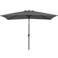 thumbnail image 2 of JUSTLET 6.5' x 10' Rectangular Patio Umbrellas, Outdoor Umbrella for Chair, Gray, 2 of 9