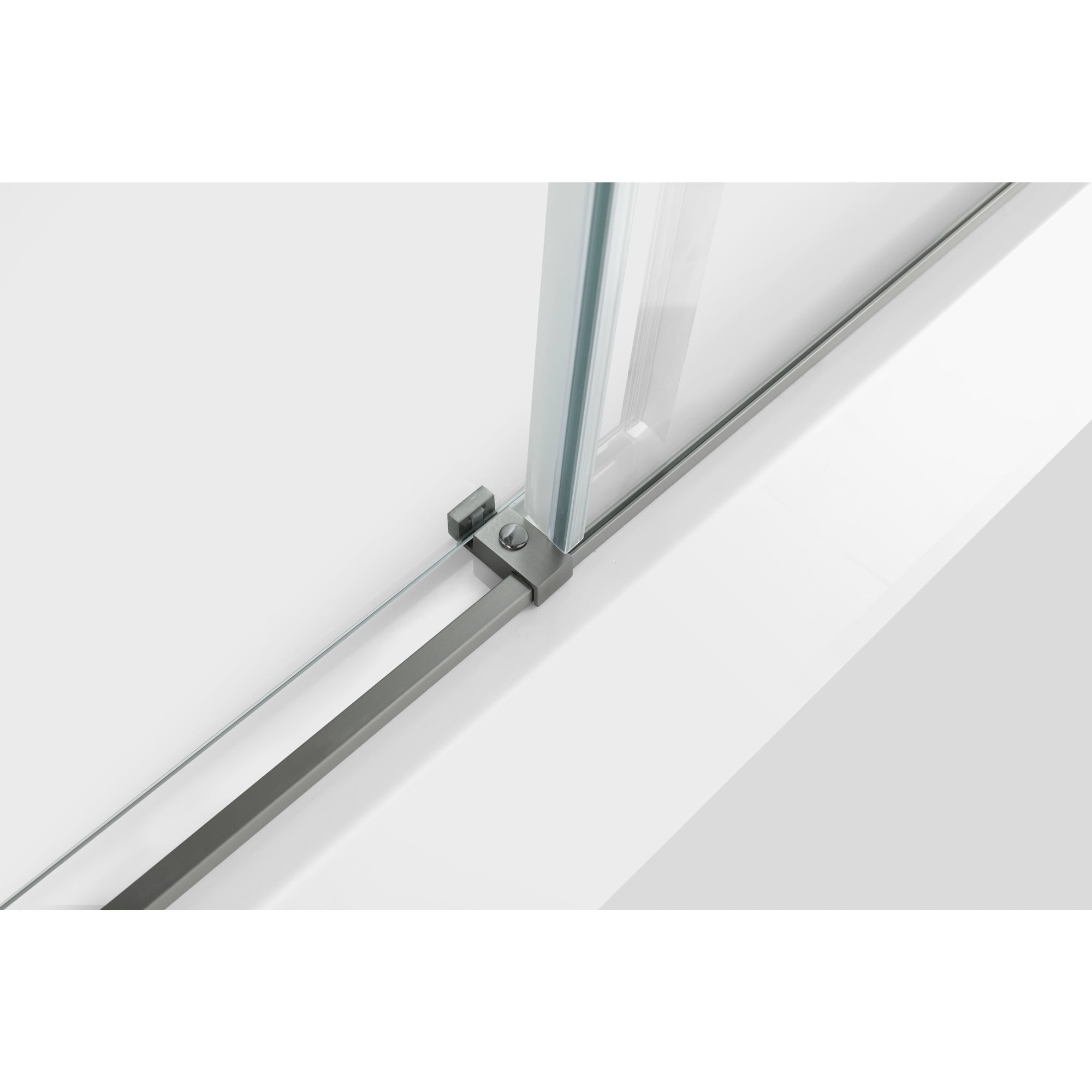Kingston SSD60608SL8 Toledo 60" W x 60" H Left Handed Tub Door in Brushed Nickel