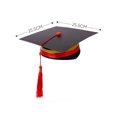 thumbnail image 2 of 3Sets Black Graduation Caps for Kids with Square Shape and Paper Material for DIY and Crafts, 2 of 8