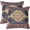 Multi 01, variant on Set of 2 Boho Tribal Throw Pillow Covers 18x18, Retro Exotic Pillow Covers, Vintage Lattice Arrows Bohemian Cushion Covers, Blue Green Red Antique Damask Inspired Medallion Egyptian Cushion Cases