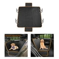 thumbnail image 4 of Funda de Asiento de coche para perro Zulema Hamaca trasera Borde naranja A, 4 of 8